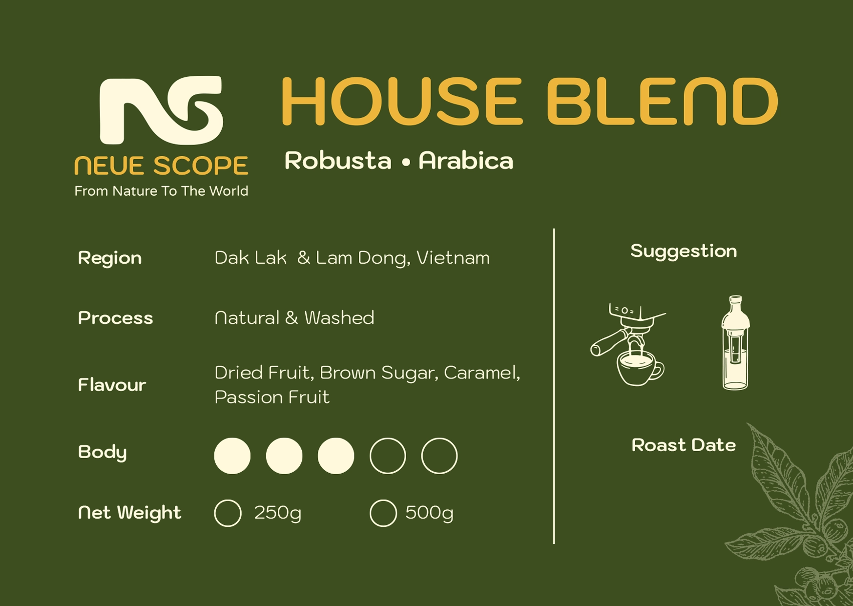 Neue Scope House Blend